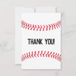Anpassningsbarna Baseball Party Red Seams Tack Kort