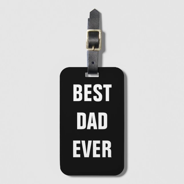 Anpassningsbarna Bästa Pappa någonsin Fars dag Bir Bagagebricka (Framsida vertikal)