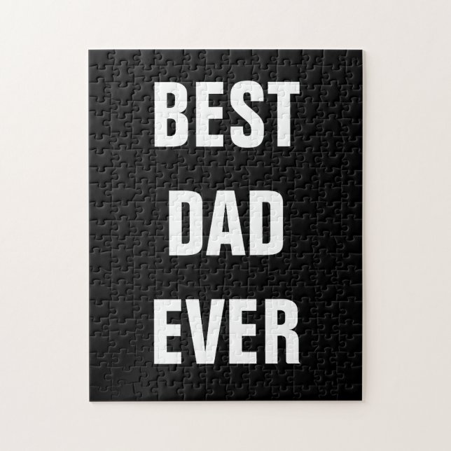 Anpassningsbarna Bästa Pappa någonsin Fars dag Bir Pussel (Vertikal)