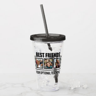 Anpassningsbarna Bästa vänner: foton och text Take Away Mugg