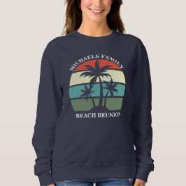 Anpassningsbarna Beach Family Reunion Sunset Handf T Shirt