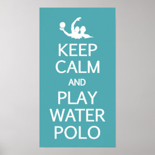 anpassningsbarna behålla Lugn & Play Vatten Polo p Poster