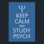 anpassningsbarna behålla Lugn & Study Psych poster<br><div class="desc">Med hjälp av funktionen "anpassa" kan du ändra (redigera) bakgrunden färg i det här objektet och lägga till en egen text om du vill. Se min butik om du vill ha fler artiklar med och färg om den här designen.</div>