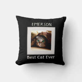 Anpassningsbarna Best Cat All Personlig Pet Photo  Kudde