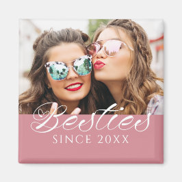 anpassningsbarna "Besties sedan" Fotodamy Rosa Chi Magnet
