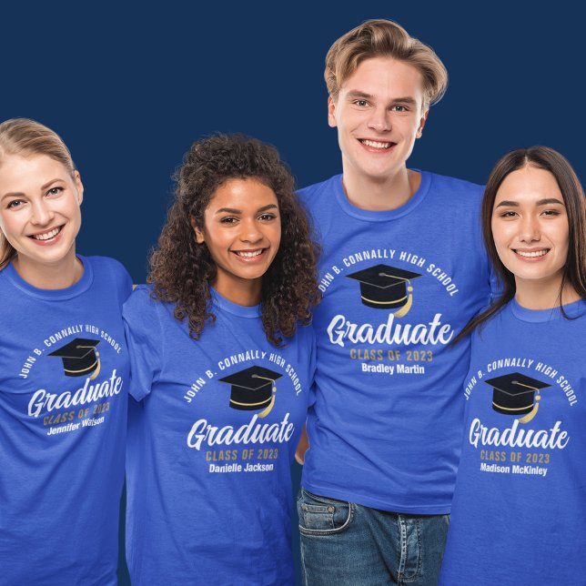 Anpassningsbarna Blue High School Student 2023 Stu T Shirt (Skapare uppladdad)