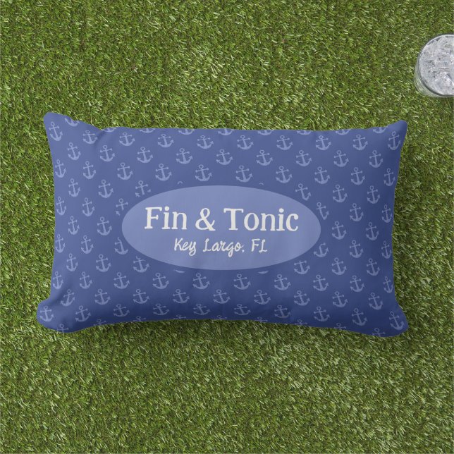 Anpassningsbarna Boat Namn Lumbarkudde (Gräs)