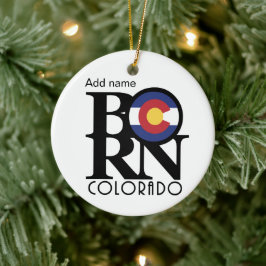 Anpassningsbarna BORN Colorado Julgransprydnad Keramik