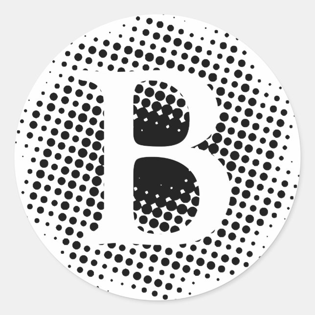 Anpassningsbarna Brev Runt Klistermärke (Framsida)