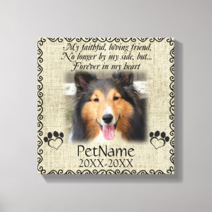 Anpassningsbarna Burlap för min vänskapliga parfym Canvastryck