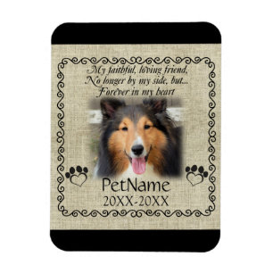 Anpassningsbarna Burlap för min vänskapliga parfym Magnet