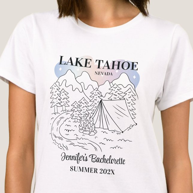 Anpassningsbarna Camp Bachelorette Party Girls Res T Shirt (Skapare uppladdad)
