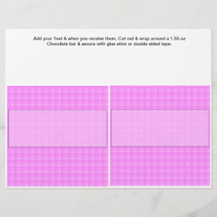 Anpassningsbarna Candy Pub Wrappers party favors Reklamblad