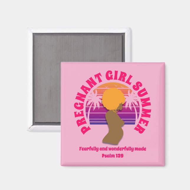 ANPASSNINGSBARNA Christian Mamma ska vara gravid,  Magnet (Front/Back)