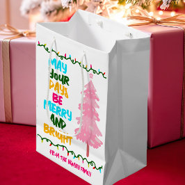Anpassningsbarna Colorful Merry Bright Rosa Julgra