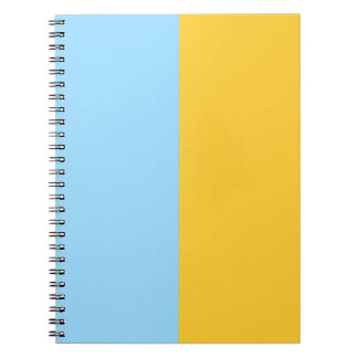 Anpassningsbarna Columbia Blue och Guld Anteckningsbok