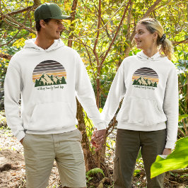 Anpassningsbarna Coola Resa i Forest Road  Natatur Hoodie