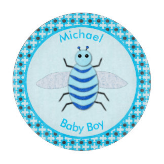 Anpassningsbarna Cute Blue Pojke Bee