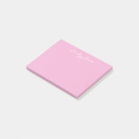 Anpassningsbarna Cute Girly Rosa Handskriftlig skr