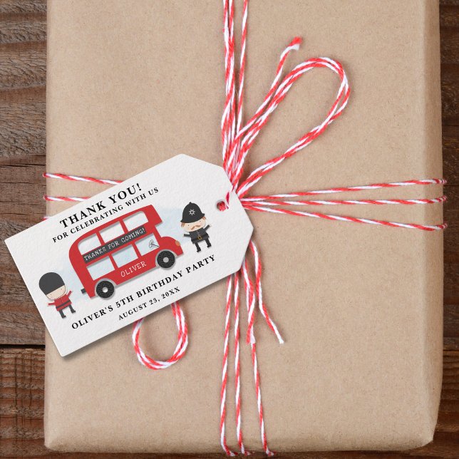 Anpassningsbarna Cute London ThMeLED Buss Barns fö Presentetikett (Skapare uppladdad)