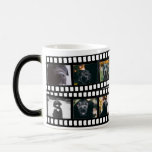 Anpassningsbarna DIY Personlig för fotokollage-fil Magisk Mugg<br><div class="desc">Fotokollage Film Strip Personlig DIY Anpassningsbar mugg från Ricaso.. idealiskt för keepsakidéer...  lägg till dina egna foton.</div>