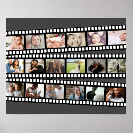 Anpassningsbarna DIY Personlig för fotokollage-fil Poster