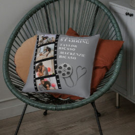 Anpassningsbarna DIY Personlig för fotokollage Mov Kudde