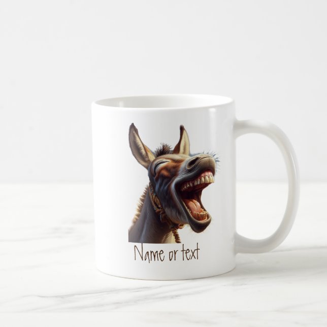 Anpassningsbarna Donkey Burro, Roligt för vattenfä Kaffemugg (Höger)
