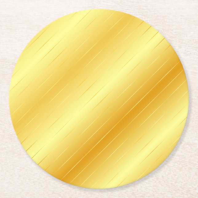 Anpassningsbarna elegant Modern Trendig Template G Underlägg Papper Rund (Framsidan)