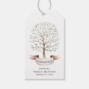 Anpassningsbarna Family Reunion Genealogy Träd Cou Presentetikett