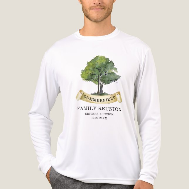 Anpassningsbarna Family Reunion Matching Genealogy T Shirt (Framsida)