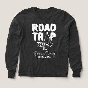 Anpassningsbarna Family Reunion Road Resa Bold Typ T Shirt