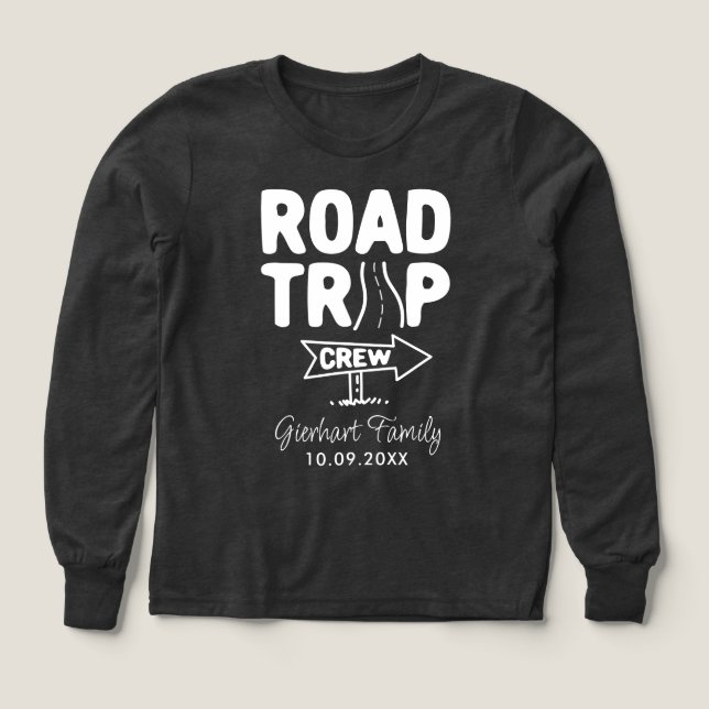 Anpassningsbarna Family Reunion Road Resa Bold Typ T Shirt (Design framsida)