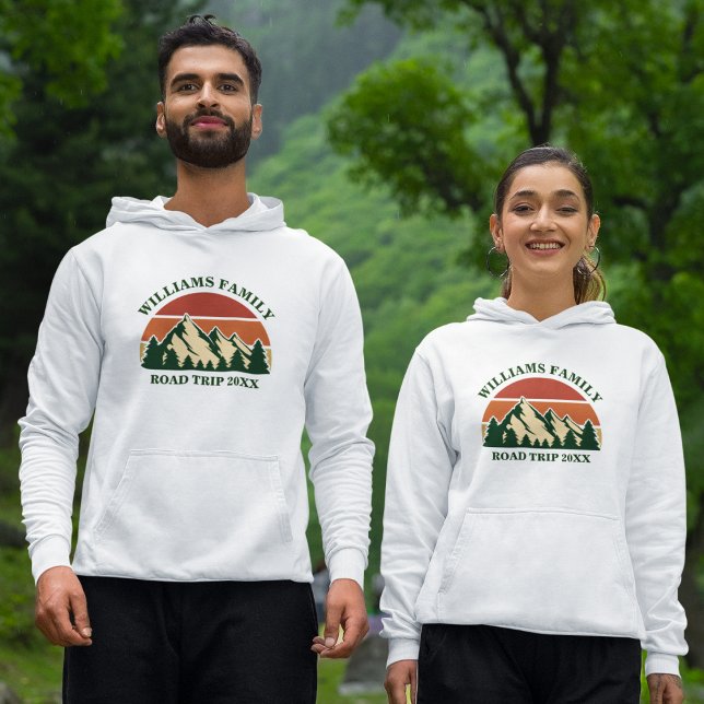 Anpassningsbarna Family Reunion Road Resa Sunset M Hoodie (Skapare uppladdad)