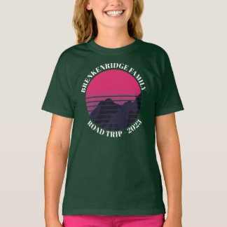 Anpassningsbarna Family Road Resa Camping Retro Re T Shirt