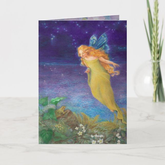 Anpassningsbarna Fantasy Illustration Fairytale Kort (Framsida)