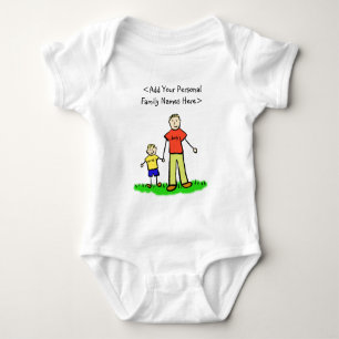 Anpassningsbarna far och Son Family Character  Art T Shirt