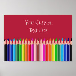 Anpassningsbarna Färgpennor poster