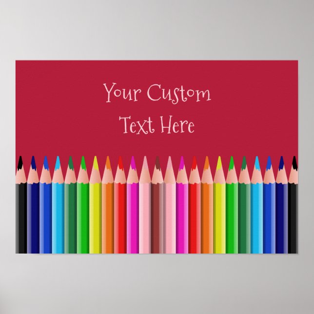 Anpassningsbarna Färgpennor poster (Framsidan)