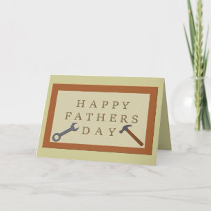 Anpassningsbarna fars dag Wooden Sign Kort