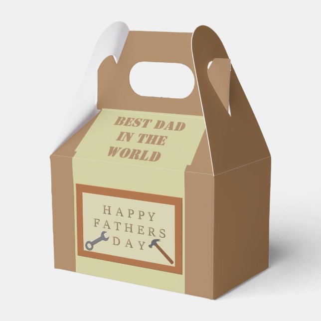 Anpassningsbarna fars dag Wooden Sign  Presentaskar (Framsidan Sidan)