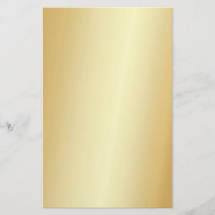 Anpassningsbarna Faux Guld Elegant Tom modern mall Brevpapper