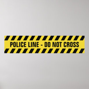 Anpassningsbarna Faux Police Line poster