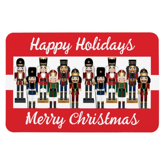 Anpassningsbarna Fet Nutcrackers Magnet (Horisontell)