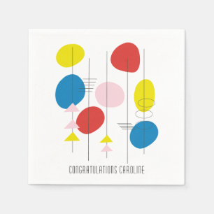 Anpassningsbarna Firande i den moderna Abstrakten  Pappersservett