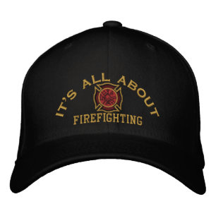 Anpassningsbarna Firefighter Values Embroidery Broderad Keps