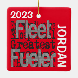 Anpassningsbarna Fleet Fueler Extraordinaire Julgransprydnad Keramik