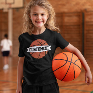 Anpassningsbarna Flickor-basketspelare/Namn-skolan T Shirt