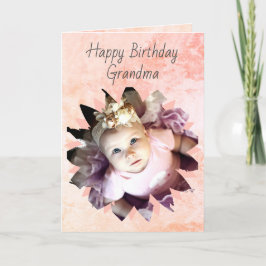 Anpassningsbarna Flower Shape Photo Pastel Waterco Kort