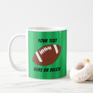 Anpassningsbarna Football Fält Sports Kaffemugg